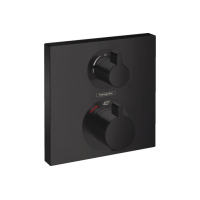 Термостат прихованого монтажу Hansgrohe Ecostat Square двохрежимний Matt Black (15714670)