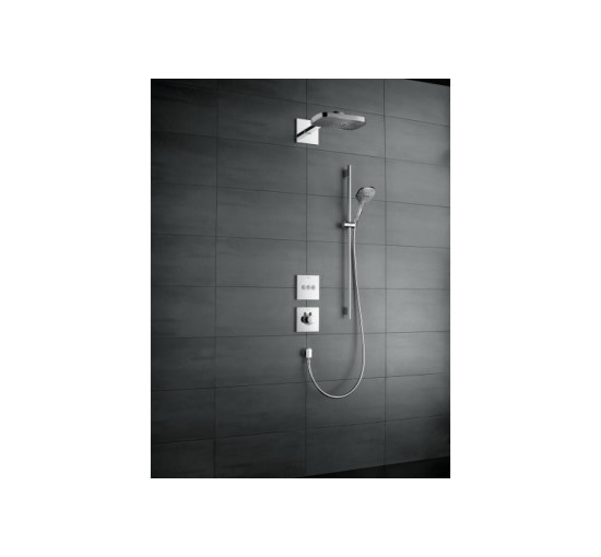 Термостат скрытого монтажа Hansgrohe ShowerSelect Highﬂow Matt Black (15760670)