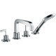 Змішувач Axor Citterio Lever на край ванни на 4 отвори Chrome (39446000)