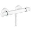 Змішувач Hansgrohe з термостатом для душу Ecostat Matt White (13116700)