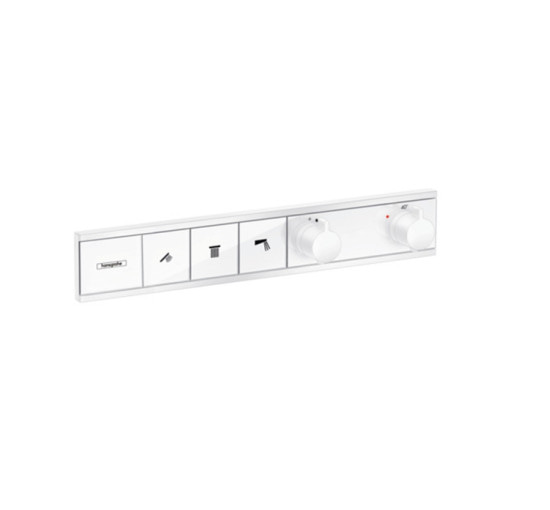 Термостат скрытого монтажа Hansgrohe RainSelect на 3 клавиши Matt White (15381700)