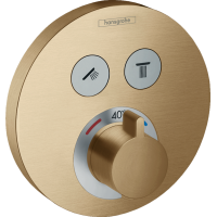 Термостат hansgrohe ShowerSelect S для душа, бронза матовый 15743140