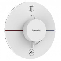 Термостат hansgrohe ShowerSelect Comfort S для душа 15554700 белый матовый