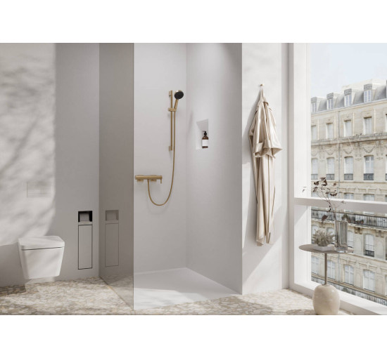 Смеситель hansgrohe Tecturis E для душа, бронза 73620140
