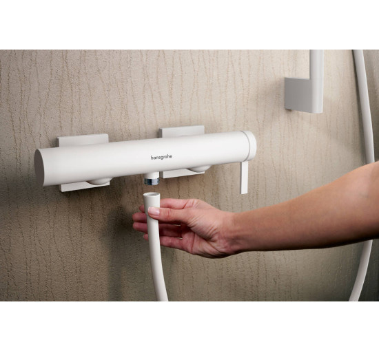Смеситель hansgrohe Tecturis E для душа, белый матовый 73620700