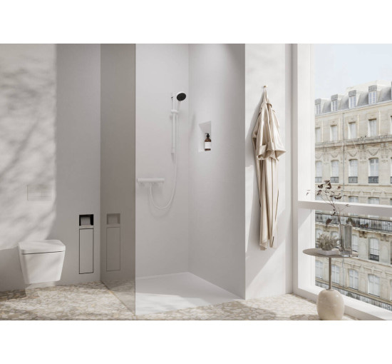 Смеситель hansgrohe Tecturis E для душа, белый матовый 73620700