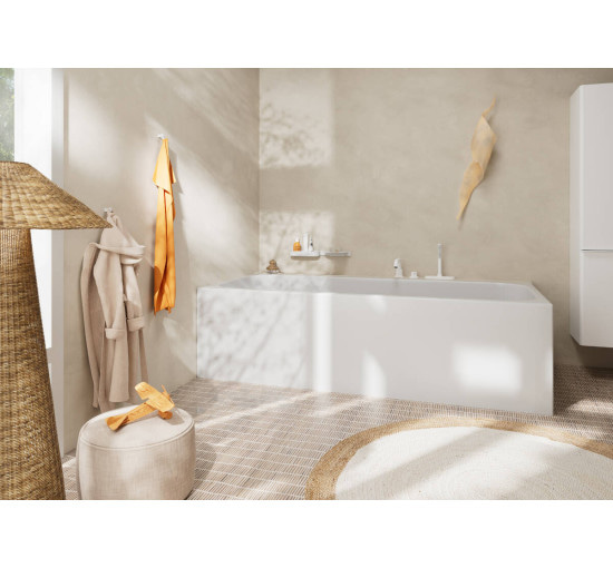 Смеситель hansgrohe Tecturis S на борт ванны, белый матовый 73447700