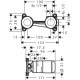 Прихована частина змішувача HANSGROHE AXOR 13623180