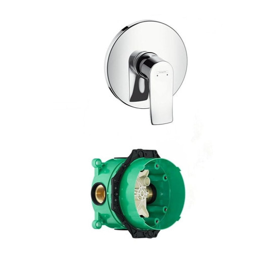 Змішувач прихованого монтажу HANSGROHE Metris хром латунь 150мм 31685000+01800180