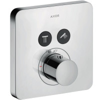 Наружная часть смесителя без скрытой части HANSGROHE AXOR ShowerSelect хром латунь 170x170мм 36707000