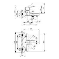 Змішувач для ванни Qtap Javornik 3014107DC