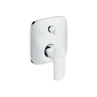 Змішувач Hansgrohe PuraVida прихованого монтажу для ванни/душу хромований білий (15445400)