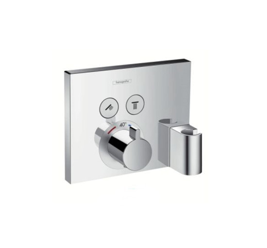 Термостат скрытого монтажа Hansgrohe ShowerSelect на 2 клавиши с Fix Fit (15765000)
