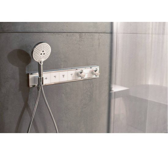 Термостат скрытого монтажа Hansgrohe RainSelect на 4 клавиши, Chrome/White (15357400)