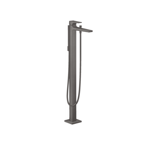 Смеситель Hansgrohe Metropol для напольной ванны Brushed Black Chrome (32532340)