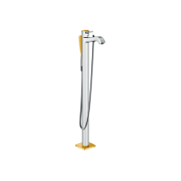 Смеситель Hansgrohe Metropol Classic для напольной ванны (31445090) Chrome/Gold Optic