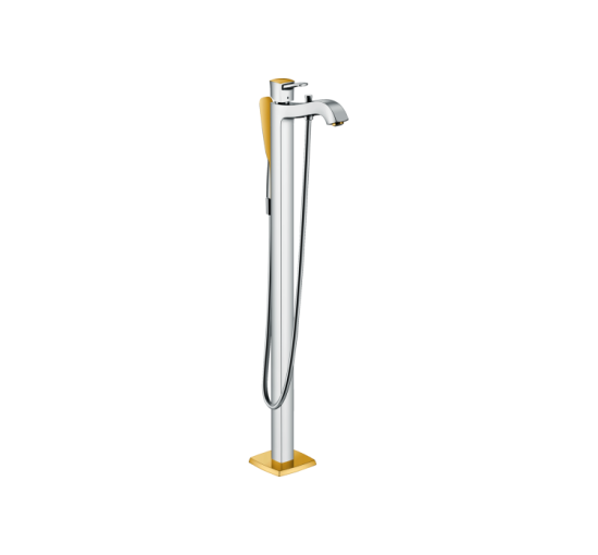 Змішувач Hansgrohe Metropol Classic для ванни підлоговий (31445090) Chrome/Gold Optic