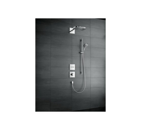 Термостат скрытого монтажа Hansgrohe ShowerSelect Highﬂow Matt White (15760700)