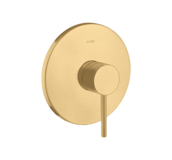 Смеситель Axor Starck Pin скрытого монтажа для душа Brushed Gold Optic 10616250