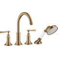 Змішувач Axor Montreux врізний на край ванни Lever на 4 отвори 16550140 Brushed Bronze
