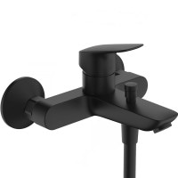 Смеситель для ванной однорычажный с коротким изливом HANSGROHE Logis черный латунь 71400670