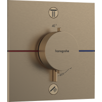 Термостат hansgrohe ShowerSelect Comfort E для душа 15572140 бронза