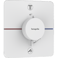 Термостат hansgrohe ShowerSelect Comfort Q для душа 15583700 белый матовый