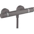 Кран для душевой кабины терморегулирующий HANSGROHE Ecostat Comfort черный латунь без душевого набора 13116340