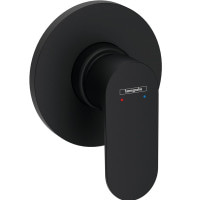 Смеситель скрытого монтажа HANSGROHE Rebris S черный латунь 110мм 72648670