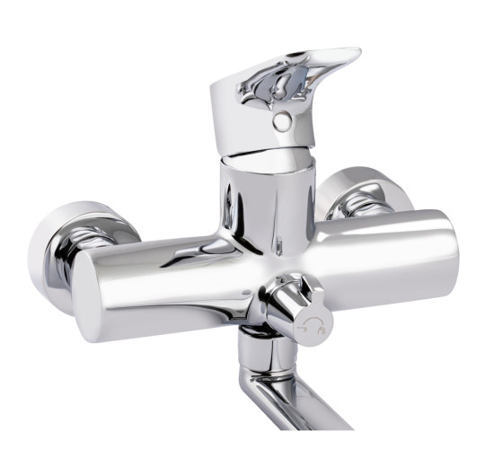 Смеситель для ванны Qtap Flaja 3210102GC