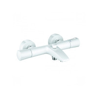 Змішувач для ванни і душу з термостатом Kludi Zenta білий/хром (351019138)