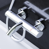 Смеситель для ванны и душа с термостатом AM.PM F7550000 Sense