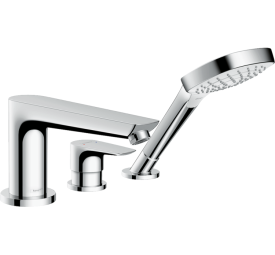 Смеситель Hansgrohe Talis E врезной на край ванны 3 отверстия (71731000)