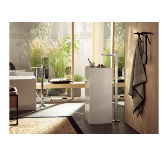 Смеситель Hansgrohe Metropol для напольной ванны Brushed Bronze (32532140)