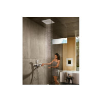 Термостат скрытого монтажа Hansgrohe RainSelect на 2 клавиши White/Chrome (15355400)