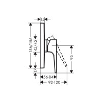 Смеситель Hansgrohe Metropol скрытого монтажа для душа Brushed Bronze (32565140)