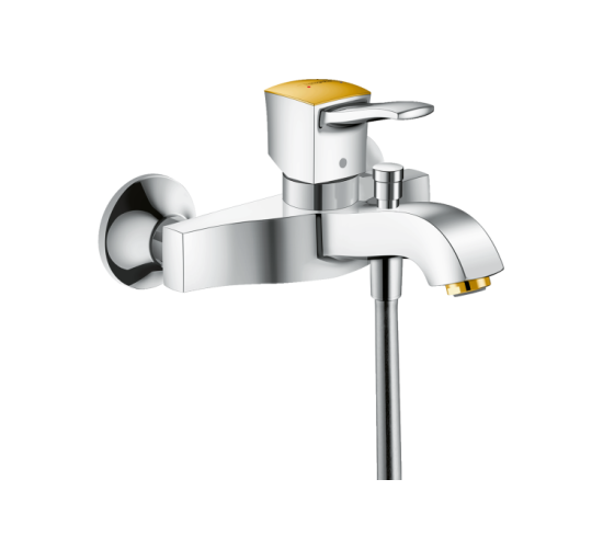 Смеситель Hansgrohe Metropol Classic для ванной Chrome/Gold Optic (31340090)