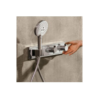 Термостат скрытого монтажа Hansgrohe RainSelect на 2 клавиши White/Chrome (15355400)