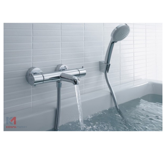 Змішувач Hansgrohe з термостатом для ванни Ecostat E (13123000)