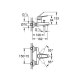 Смеситель для ванной однорычажный с коротким изливом GROHE BauFlow хром латунь 23601000