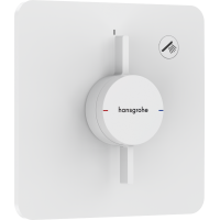 Смеситель hansgrohe DuoTurn Q для душа скрытого монтажа, белый матовый 75614700