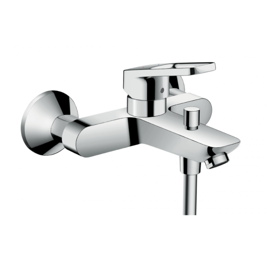 Кран у ванну одновентильний із коротким гусаком HANSGROHE Logis Loop хром латунь 71244000