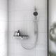 Змішувач для душу із термостатом HANSGROHE Pulsify хром латунь з душовим набором 24260000