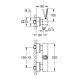 Смеситель для душа Grohe Eurocube Joy (23665000)