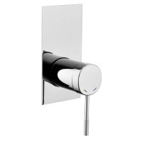 Смеситель скрытого монтажа для душа на 1 канал IMPRESE BRENTA хром латунь 140x70мм ZMK071901081