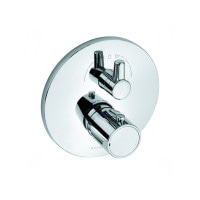Змішувач для ванни і душу прихованого монтажу з термостатом Kludi Zenta хром (388300545)