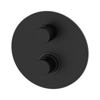 LIQ019NO Light exclusive Смеситель для душа термостатический, черный мат