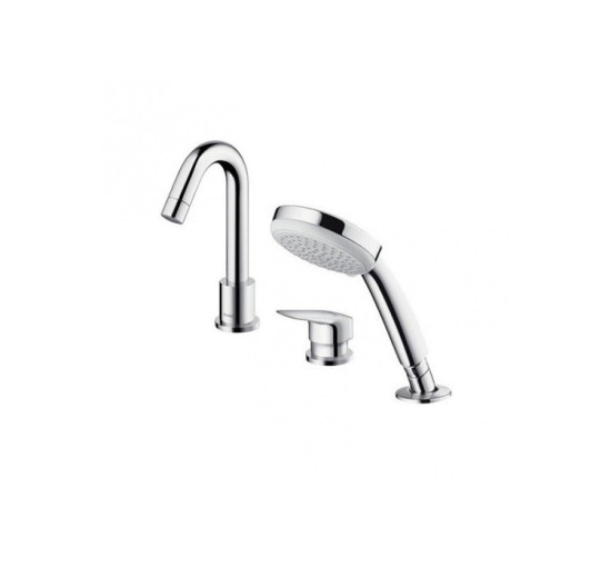 Змішувач Hansgrohe Logis врізний на край ванни на 3 отвори (71313000)