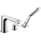Змішувач Hansgrohe Metris врізний на край ванни 3 отвори (31190000)