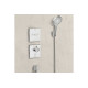 Термостат прихованого монтажу Hansgrohe ShowerSelect Glass Highﬂow White (15735400)